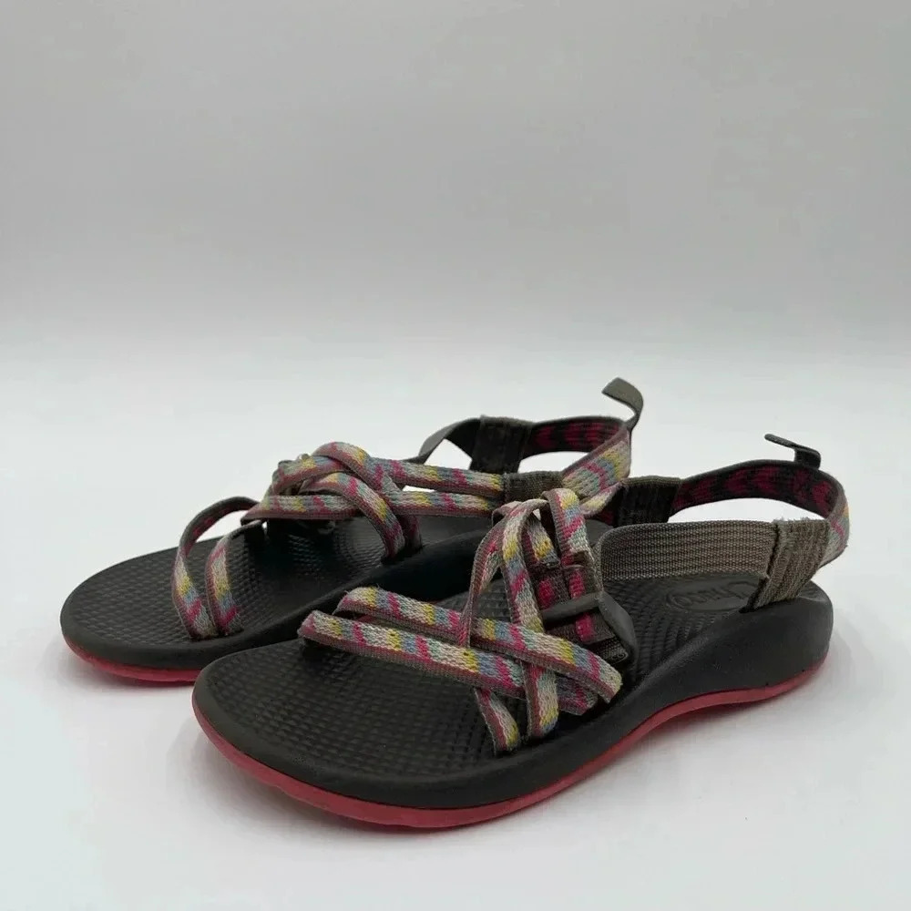 Chaco Girl's ZX1 Multicolor Strappy Sandals Size 3 Kids Outdoor Summer Hiking